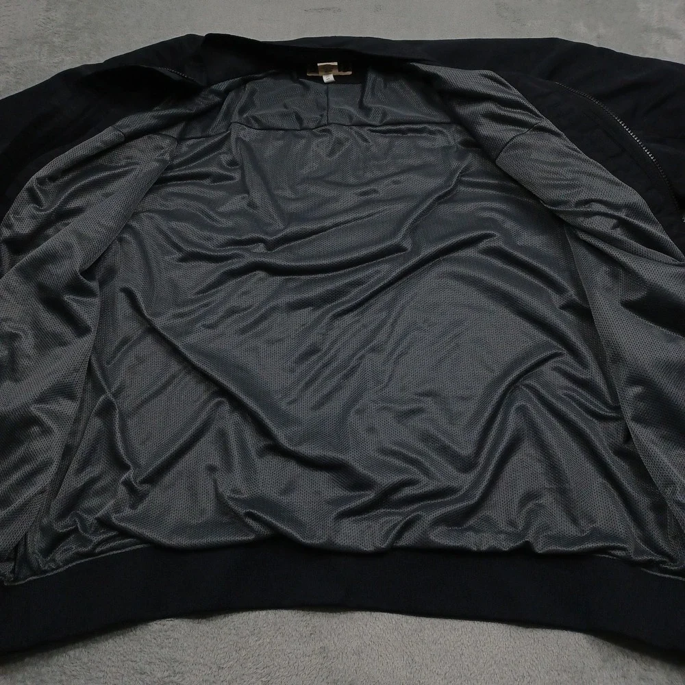 Nike‎ Jacket Mens XLT Black Zip Long Sleeve Outdoor Casual Pockets Workwear